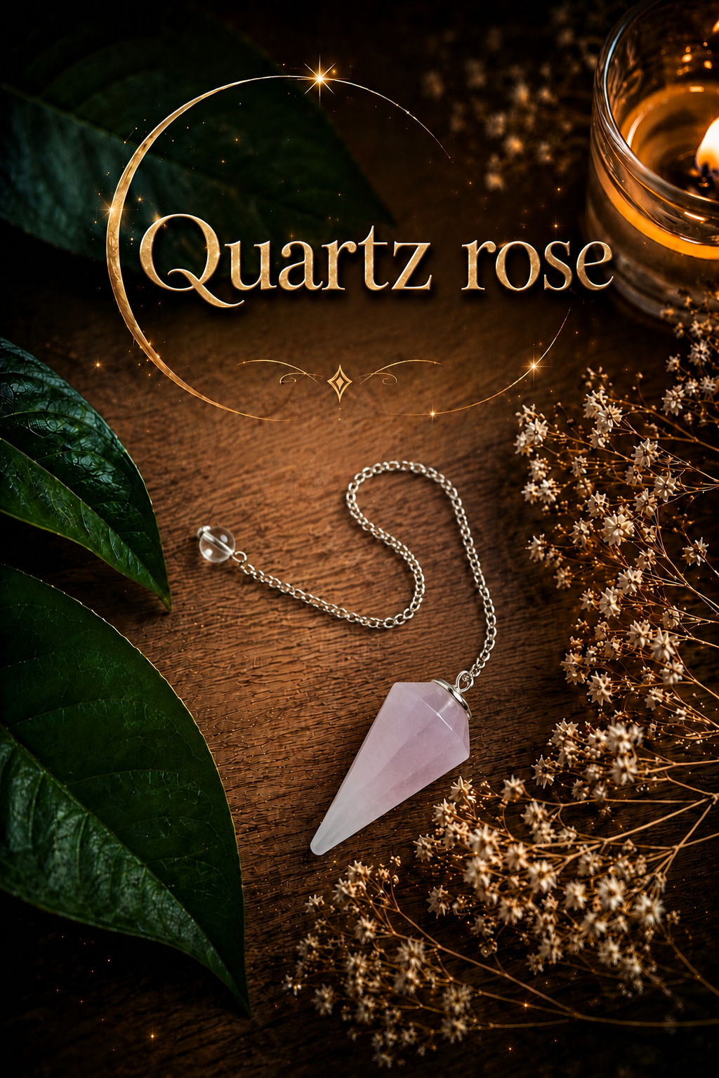 Pendule • Quartz Rose