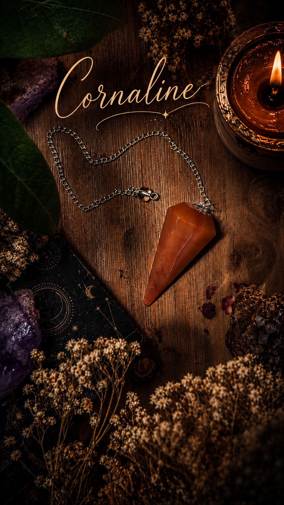 Pendule • Cornaline