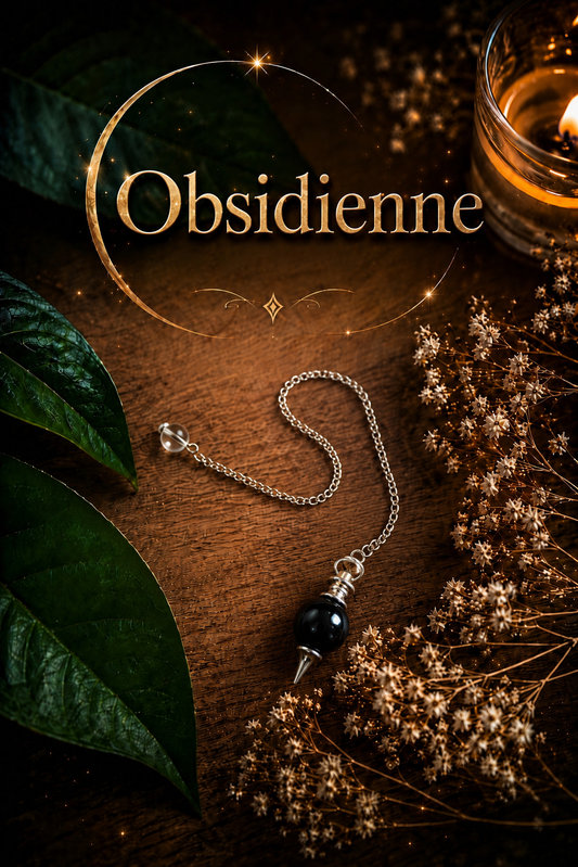 Pendule • Obsidienne