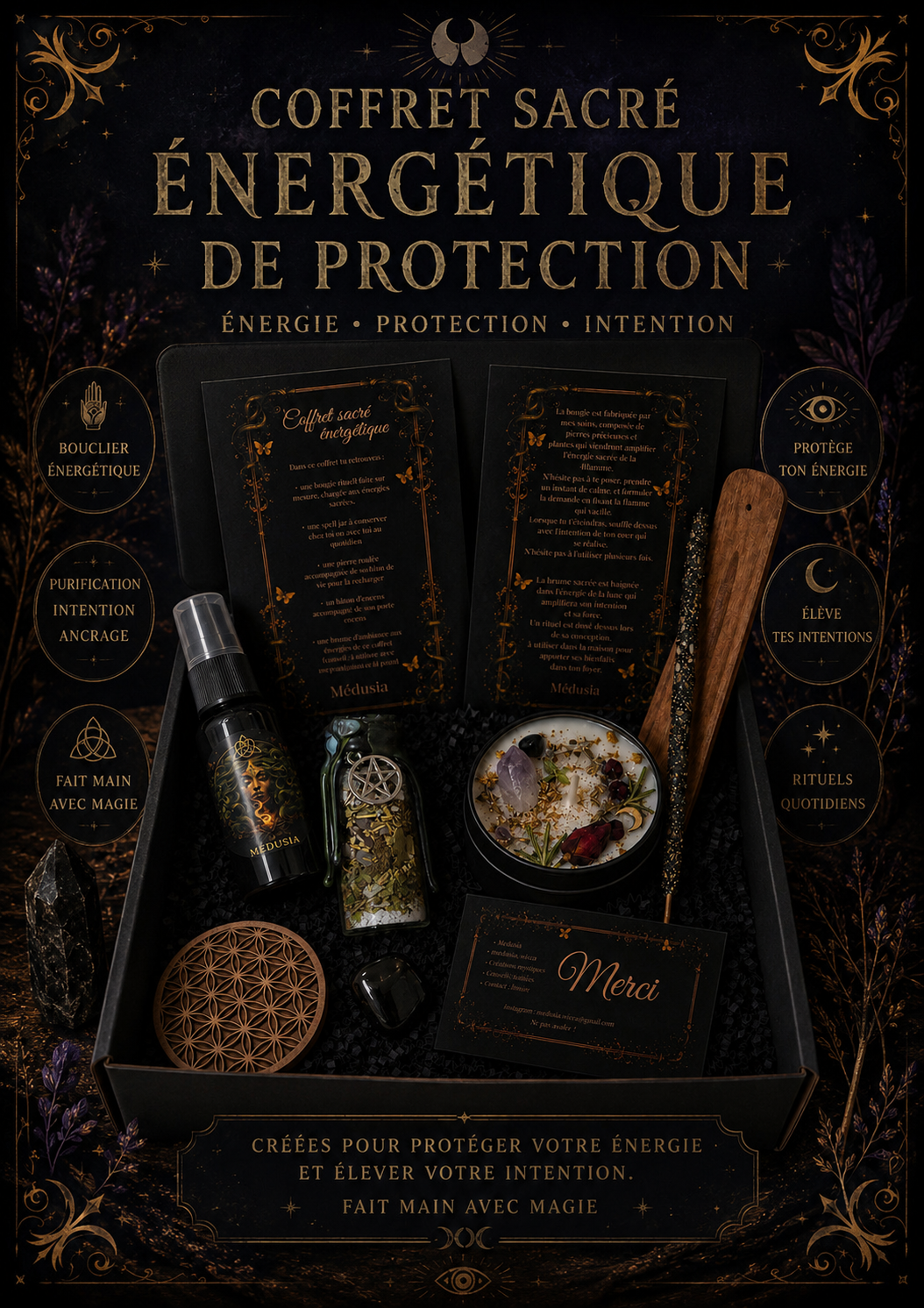 Coffret sacré énergétique • Protection