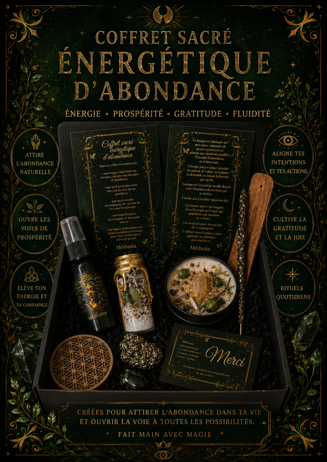Coffret sacré énergétique • Abondance