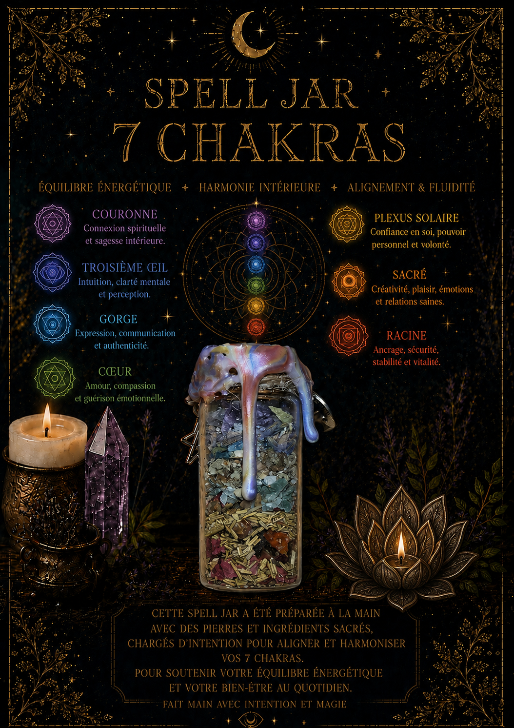 Spell Jar • 7 Chakras