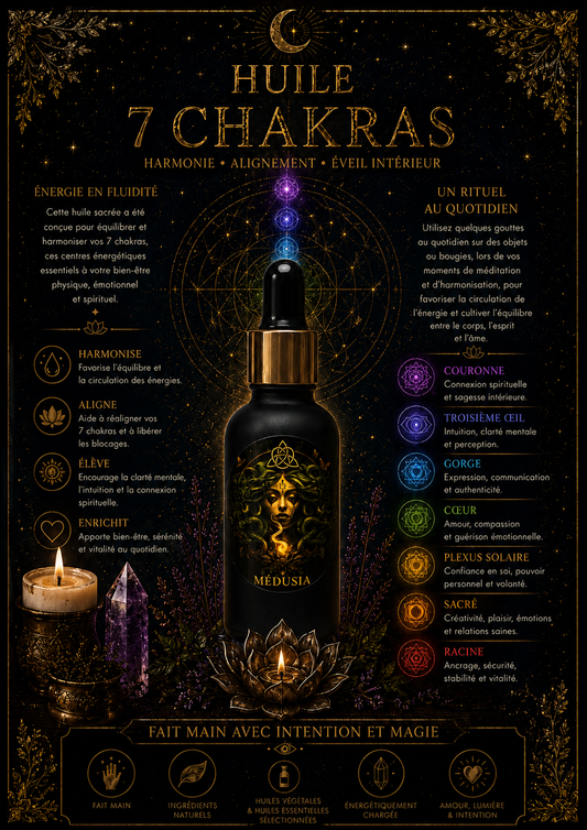 Huile • 7 Chakras