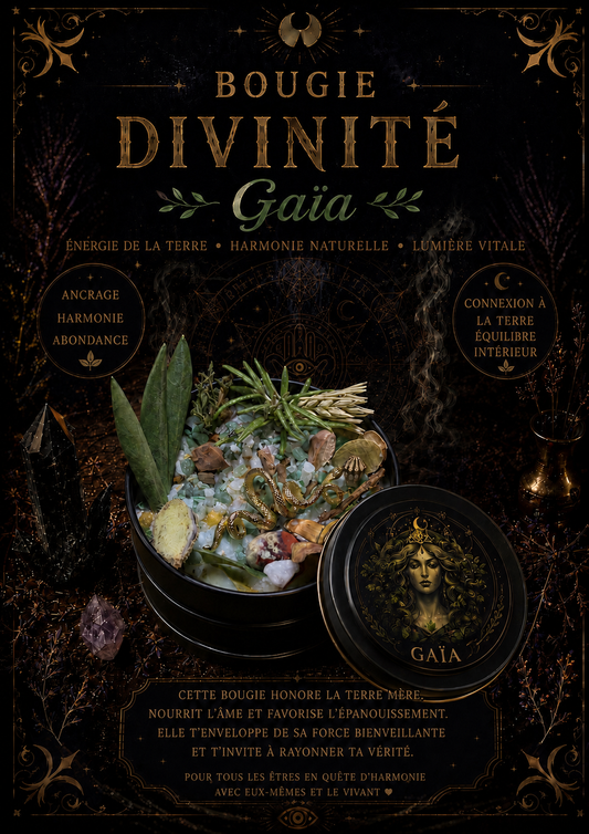 Bougie divinité • Gaïa