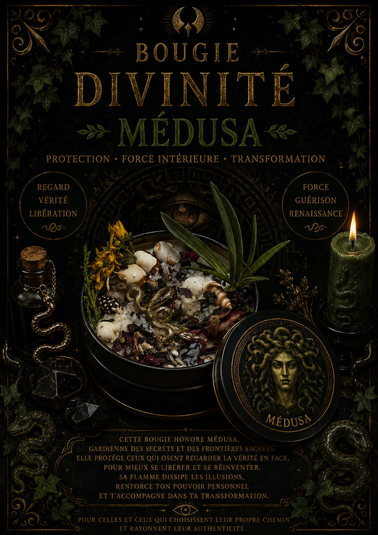 Bougie divinité • Médusa