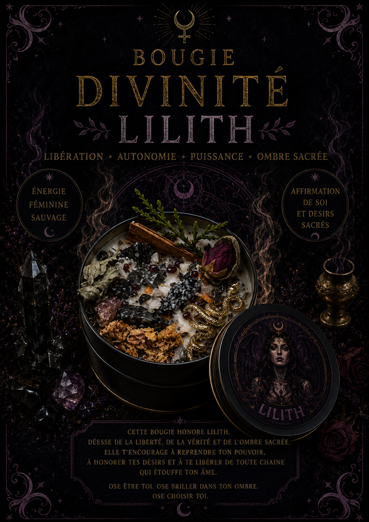 Bougie divinité • Lilith