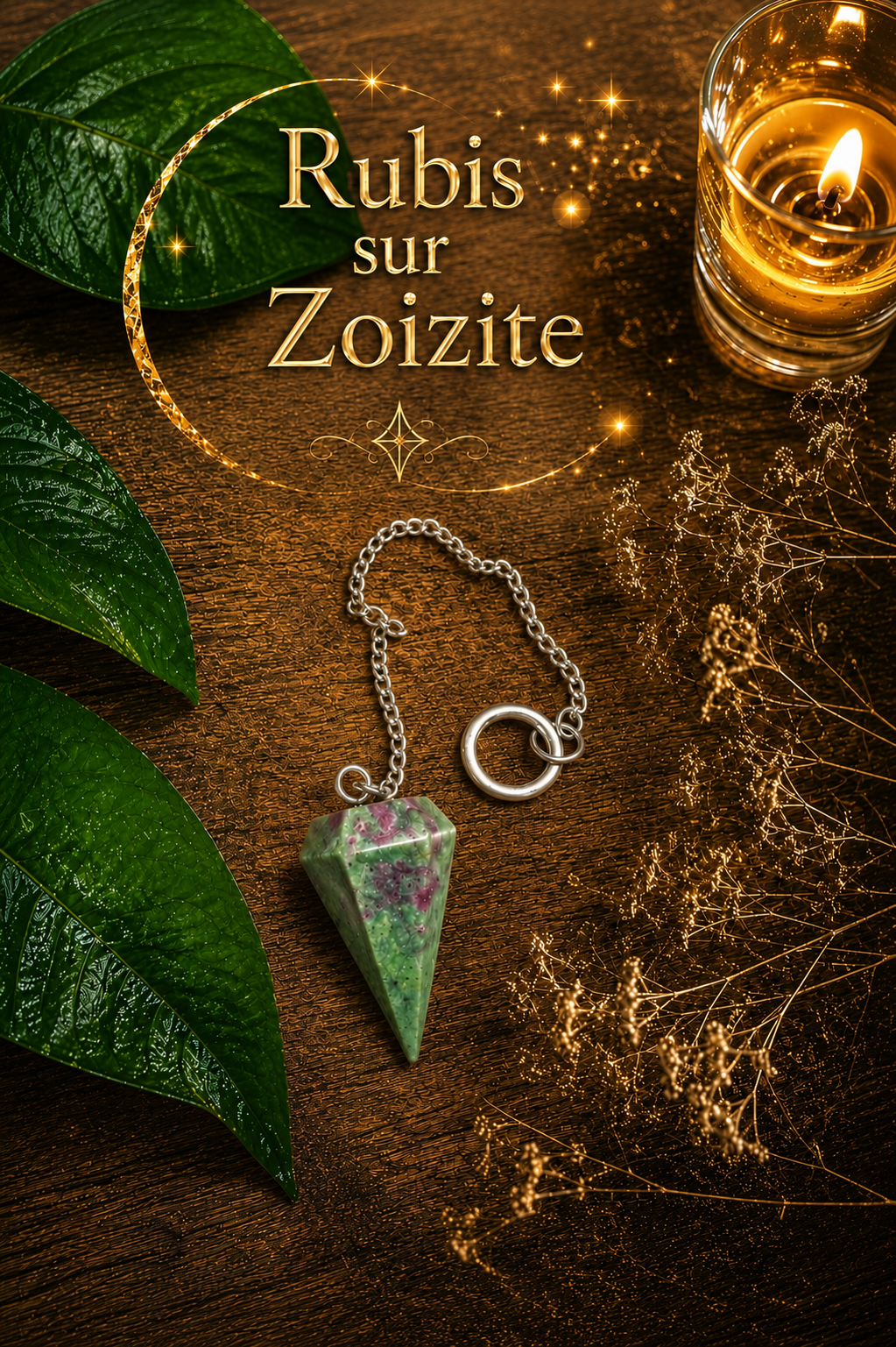 Pendule • Rubis sur Zoizite
